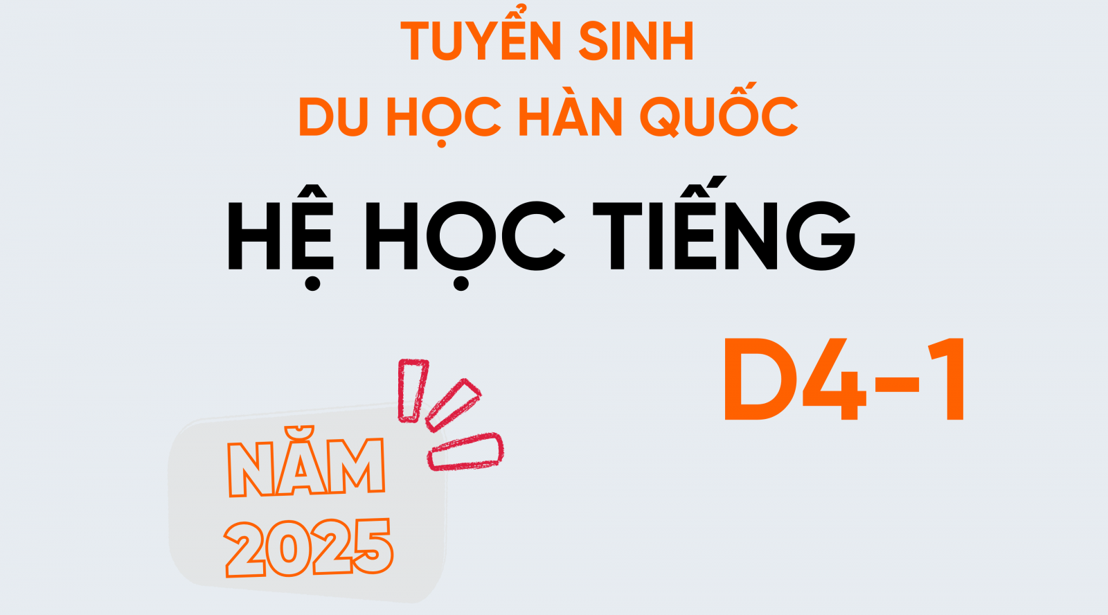 Du Học Ngành Hàn Quốc: Chương Trình và Thời Gian Học Từ Tháng 3 Năm 2025